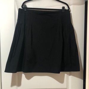Piazza Sempione Black Cotton Skirt. Size 14/L. Made in and Imported from Italy